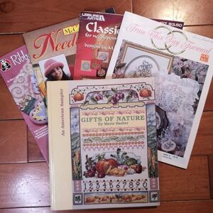 Books Of Needlework & Stitch Sampler, Gifts of Nature By Marie Barber, Samplers
